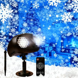Lumastro Dual Head Snowflake Projector – Cozy Living Room Accent Light for Winter Evenings, Adjustable Warm White Glow