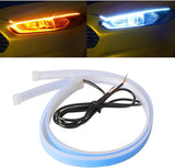 Car LED Strip Lights – High-Visibility DRL and Sequential Turn Signal for Safer Highway Commuting
