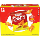 Cheez-It Snap'd Office Desk Snacks, Portion-Controlled Cheese Crisps for Work