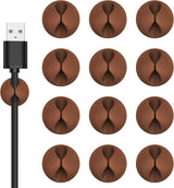 Nimble Cable Clips – Bedroom Nightstand Cord Organizer, Adhesive Cable Holder That Blends With Decor