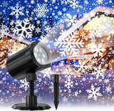 GUSODOR Snowflake Projection Light – Cozy Living Room Home Decor, Ambient Winter Mood Lamp
